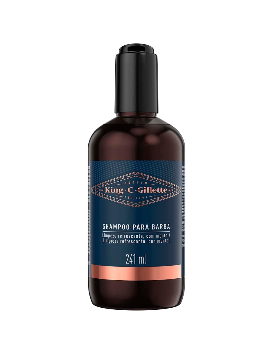 Shampoo para barba KCG Wash King C Gillette