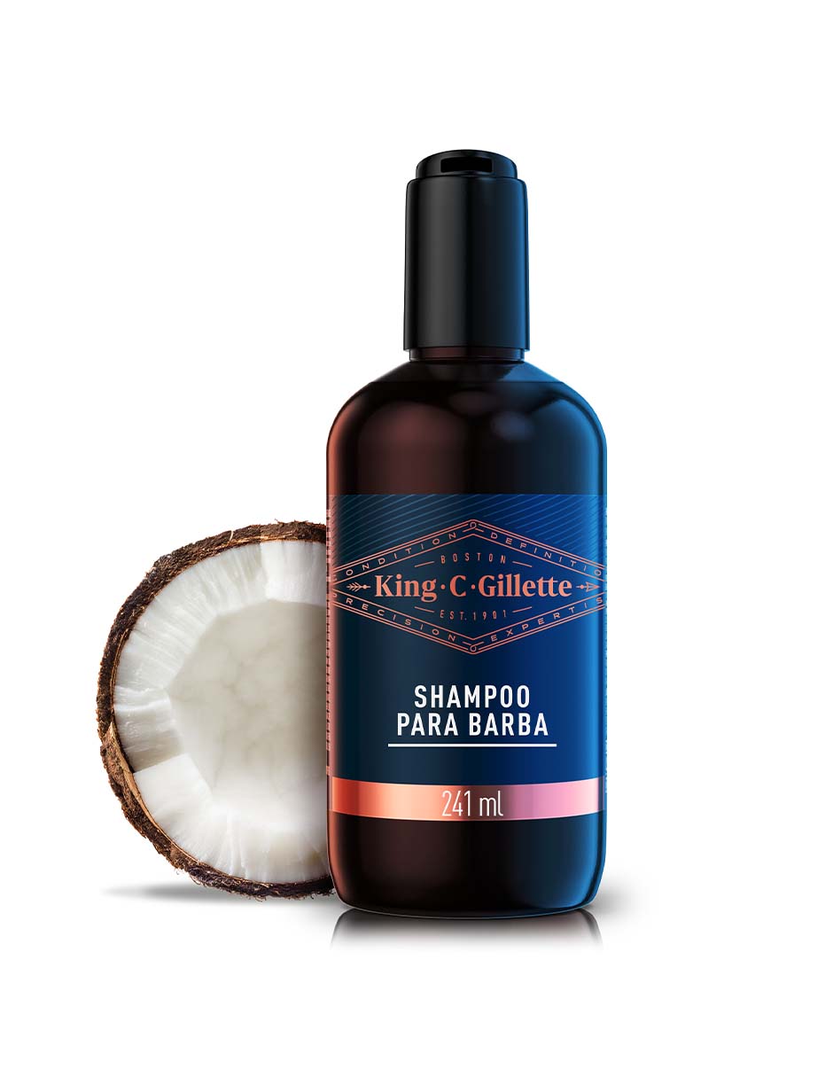 Shampoo para barba KCG Wash King C Gillette 3