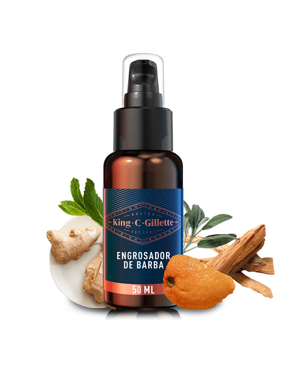 Tratamiento para barba Kcg Beard Thickener voluminizante King.C Gillette 5