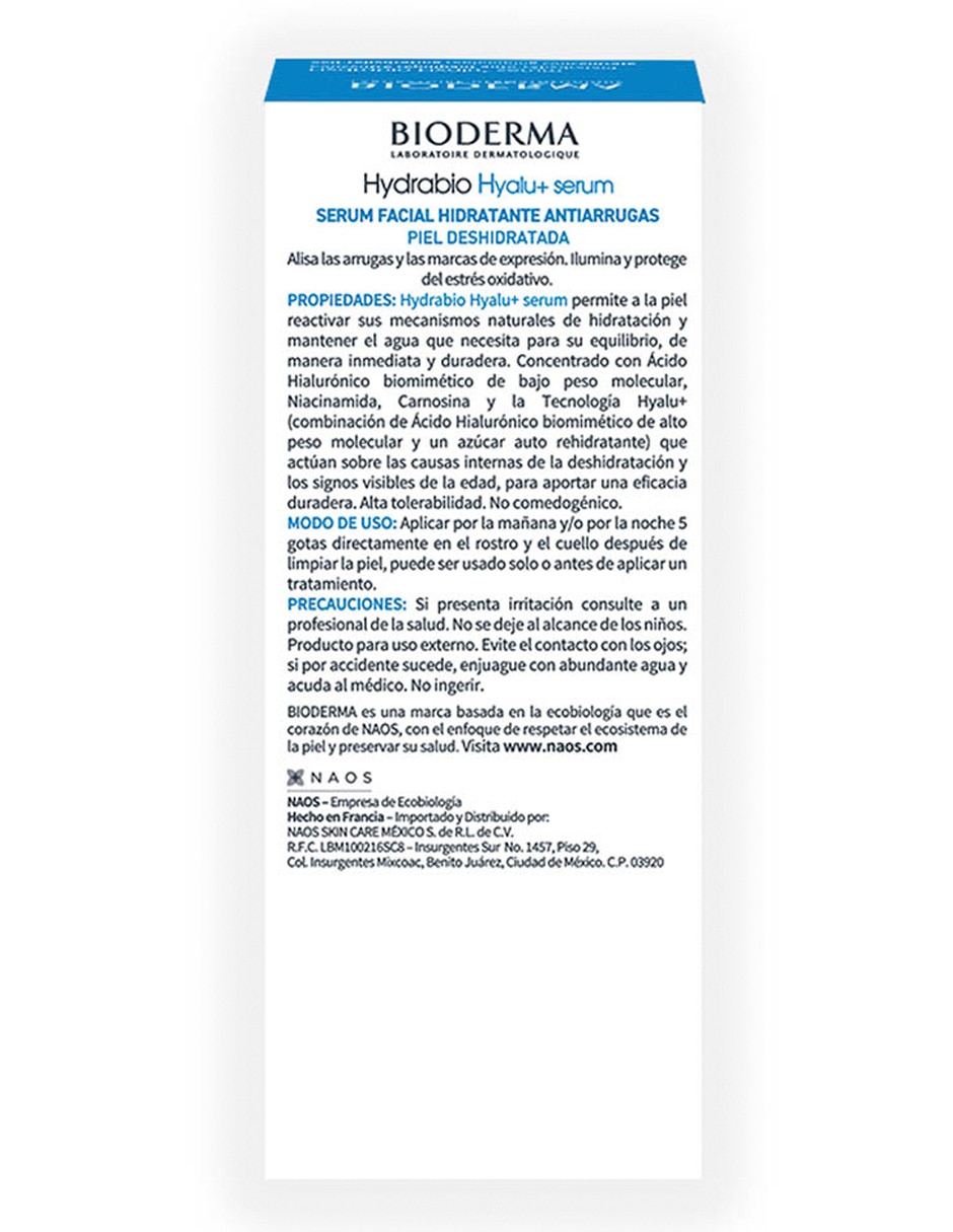 Sérum hidratante Hydrabio todo tipo piel 3