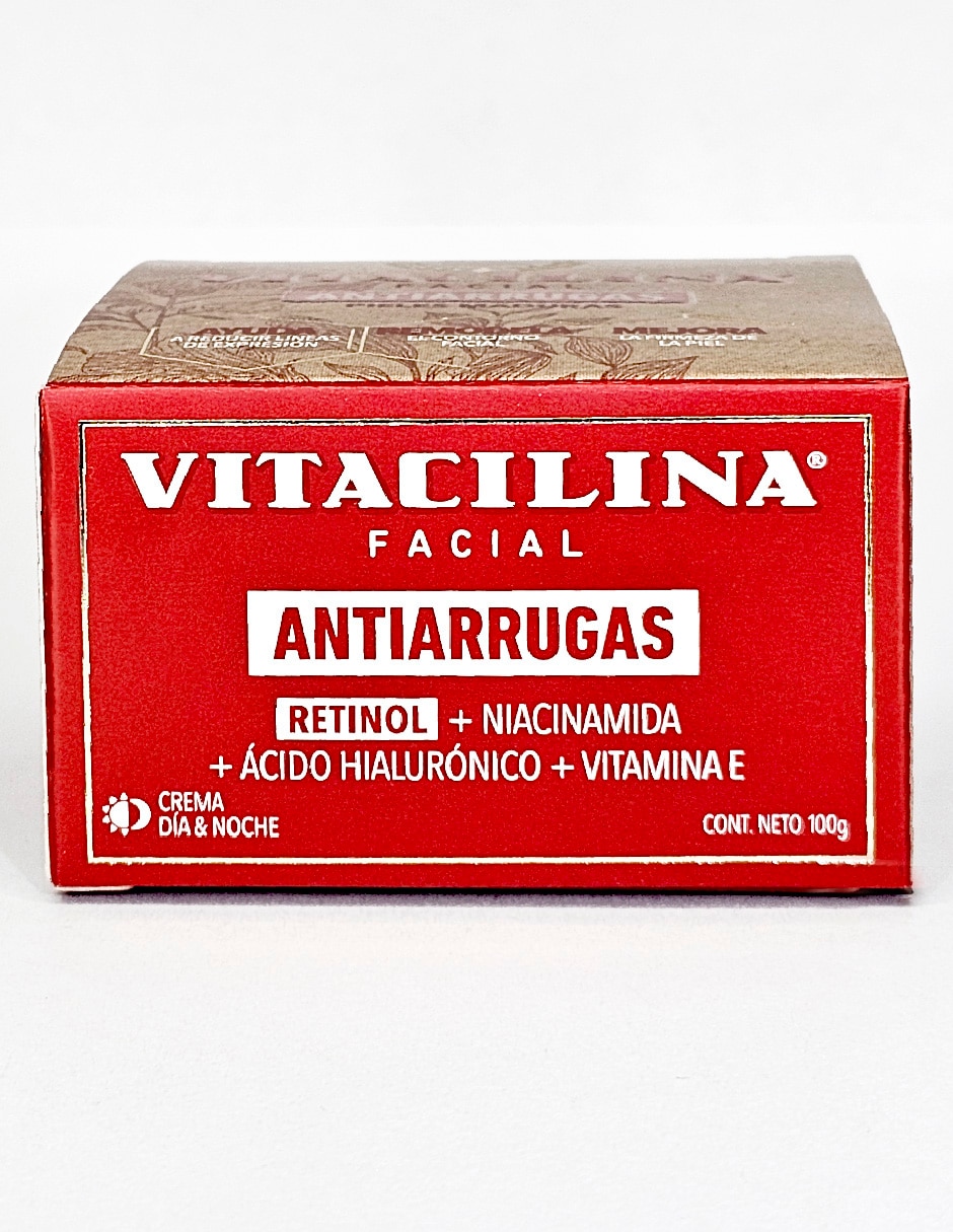 Crema facial recomendada para prevenir signos de la edad día y noche Facial Antiarrugas Vitacilina todo tipo piel 3