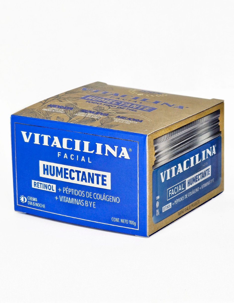 Crema facial recomendada para humectar día y noche Vitacilina para todo tipo piel 2
