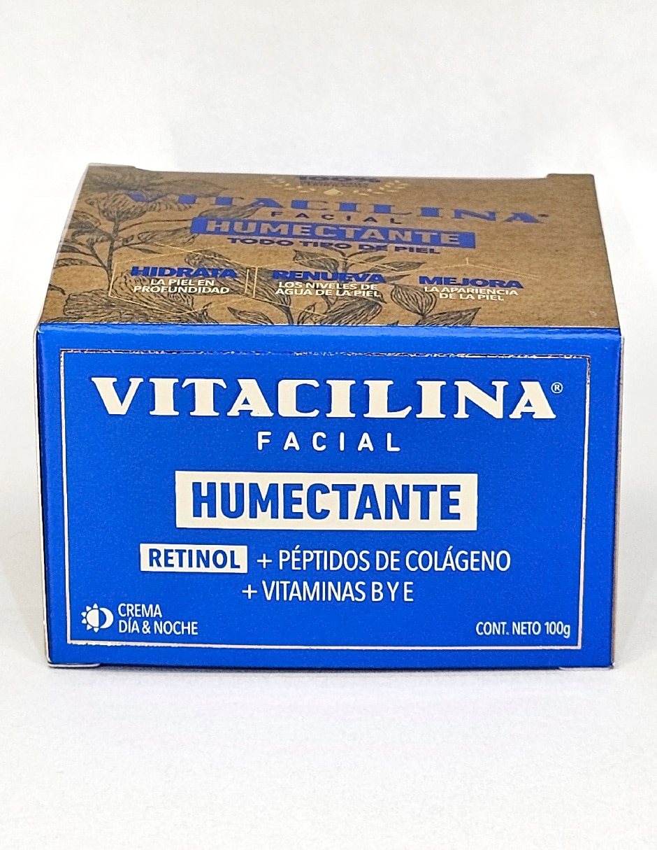 Crema facial recomendada para humectar día y noche Vitacilina para todo tipo piel 3