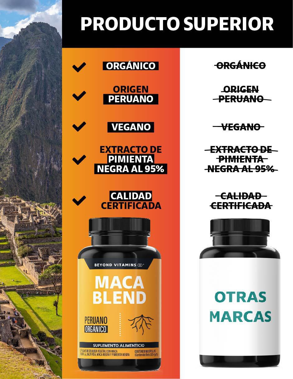 Maca Blend de 60 cápsulas 6