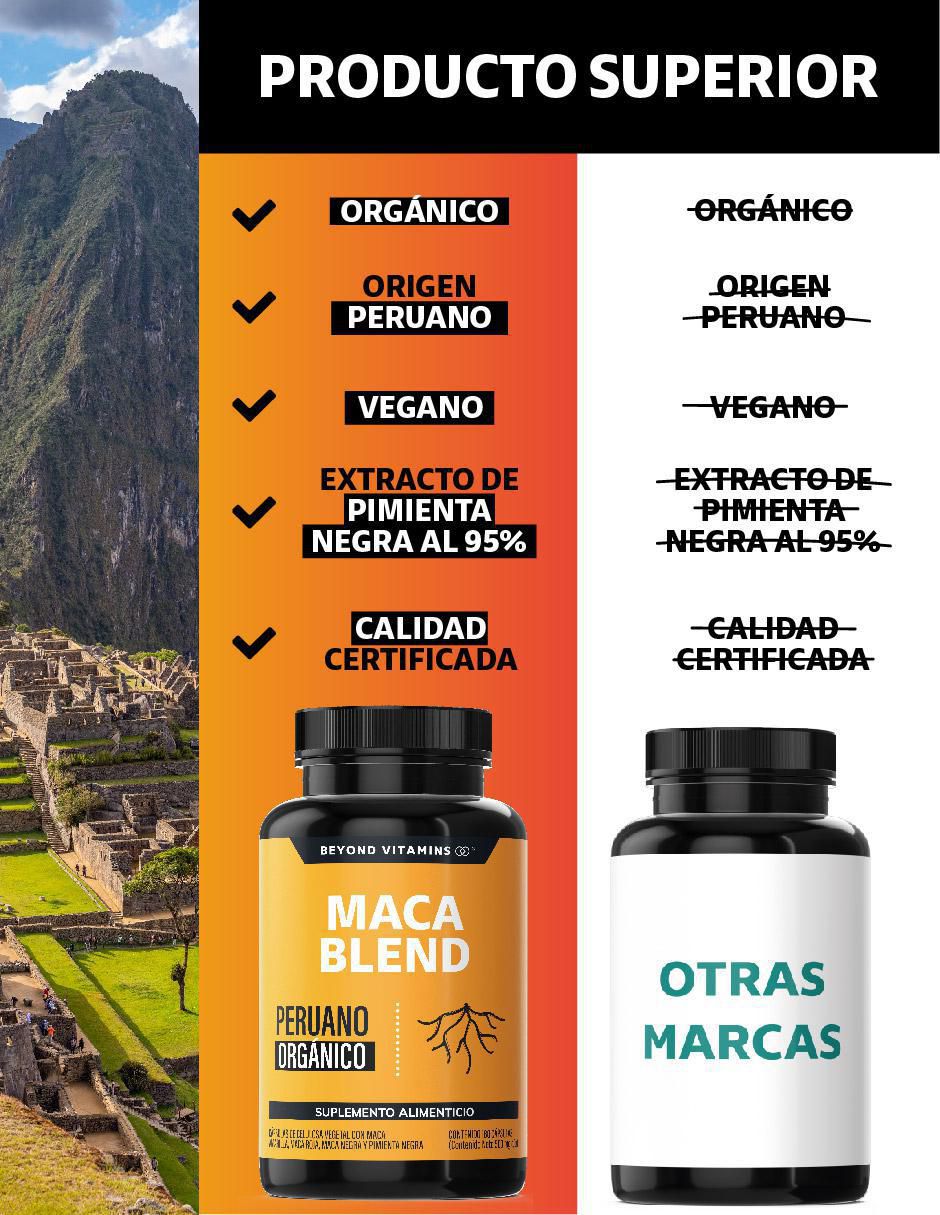 Maca Blend de 180 cápsulas 3