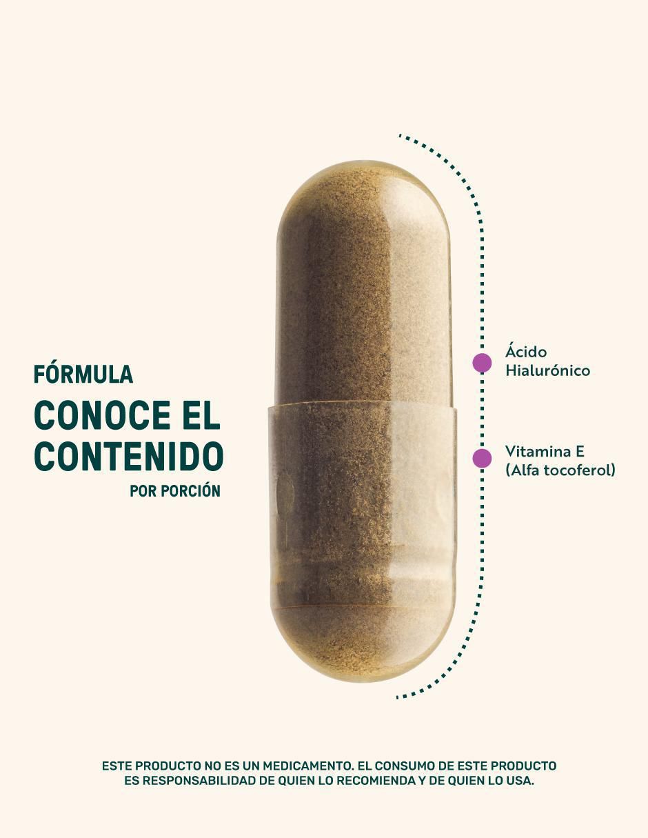 Hialu-E: Ácido Hialurónico + Vitamina E + Estearato de Magnesio Life 360+ 10