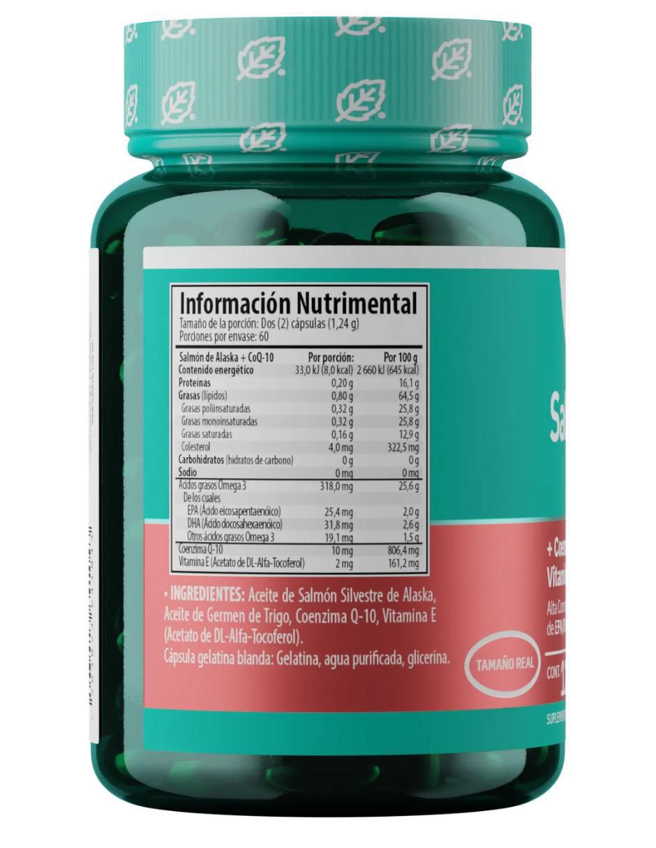 Omega 3 Salmón de Alaska de 120 cápsulas 2