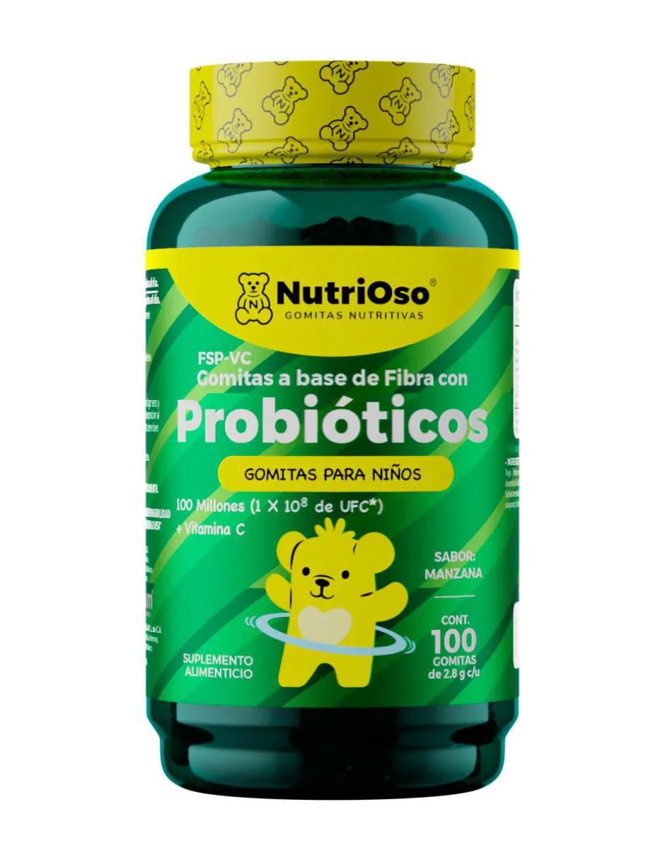 Probióticos para Niños sabor manzana de 100 gomitas
