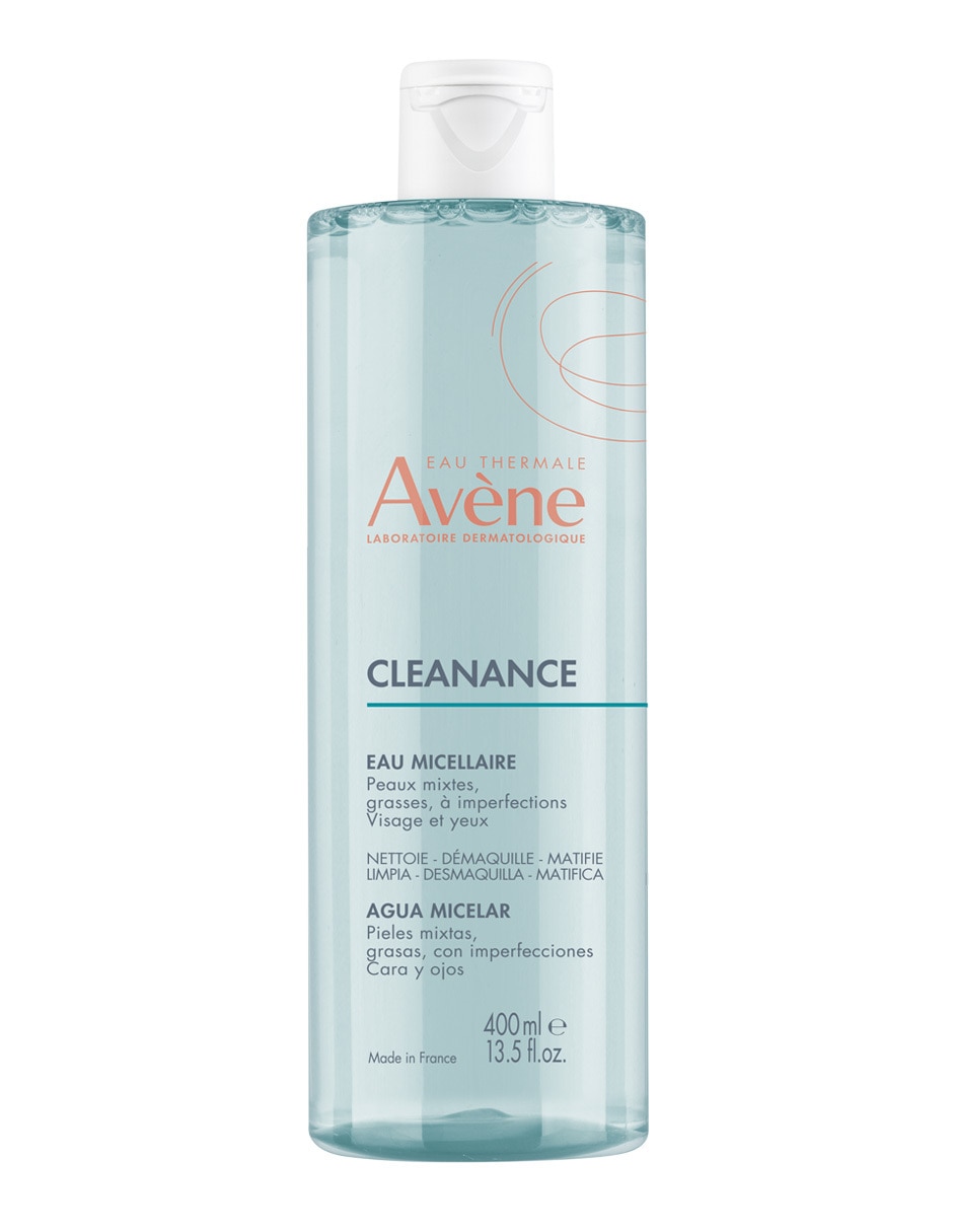 Loción facial antiacné Cleanance agua micelar 400 ml piel grasa y con imperfecciones