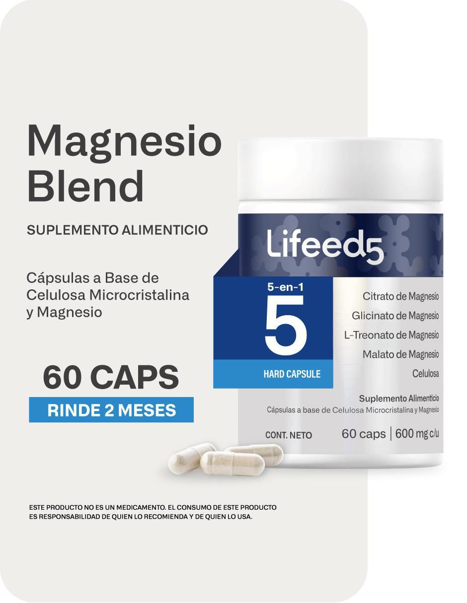 Magnesio Blend Lifeed5 con magnesio 2
