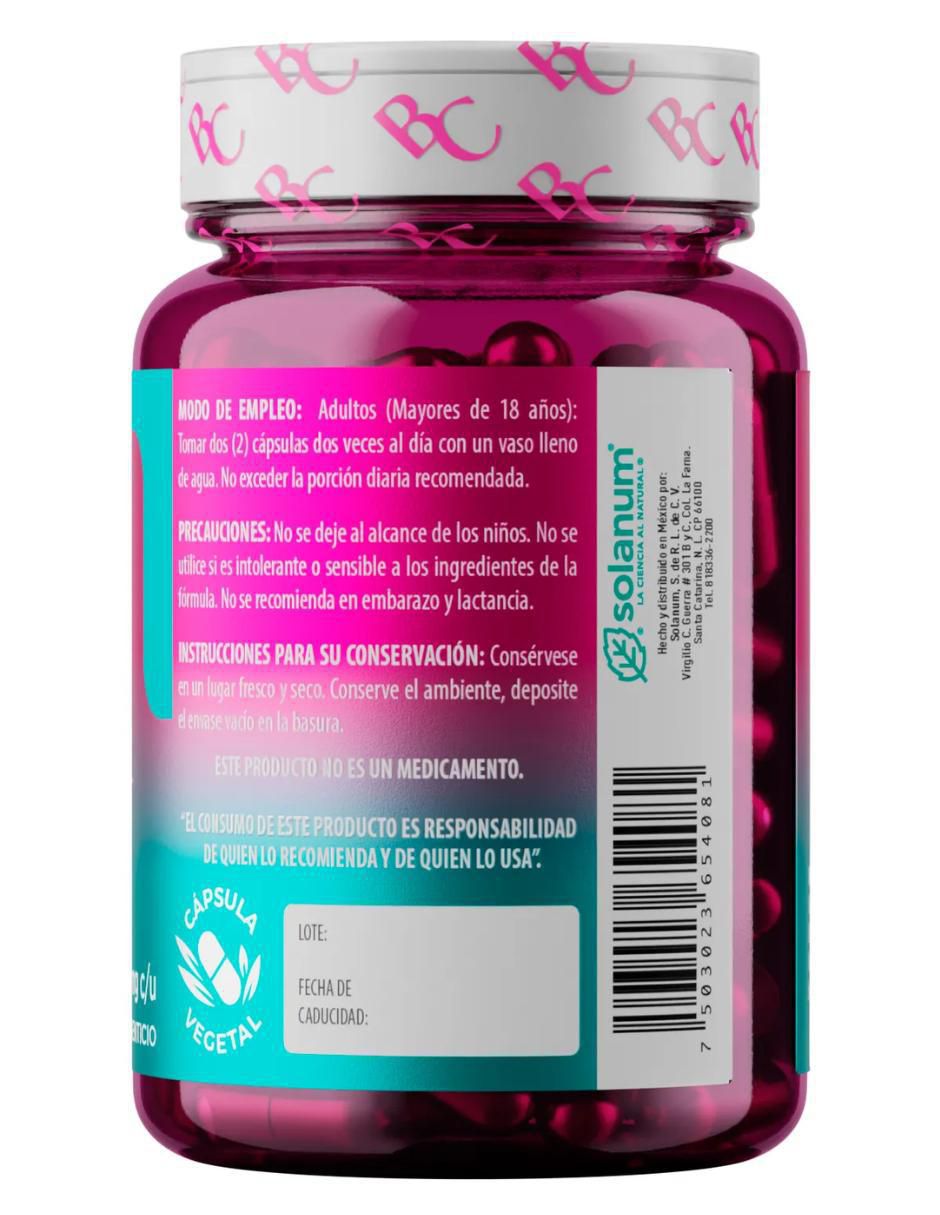 Belacaps Biotina + Ácido Hialurónico con biotina de 100 cápsulas 2