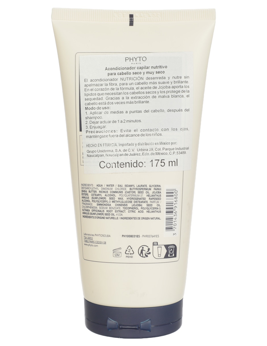 Acondicionador para cabello seco y muy seco nourishment 2