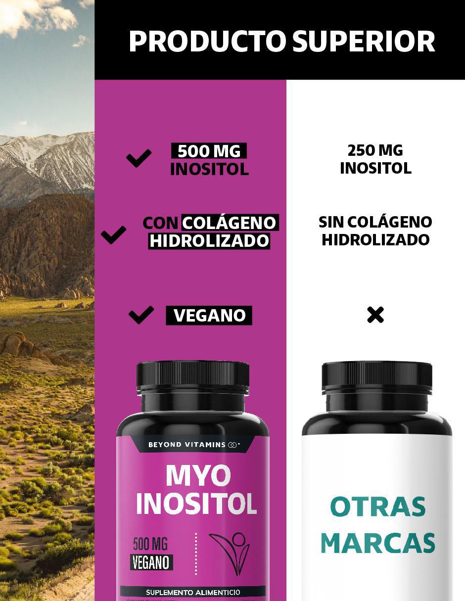MYO Inositol y colágeno hidrolizado de 60 cápsulas 6