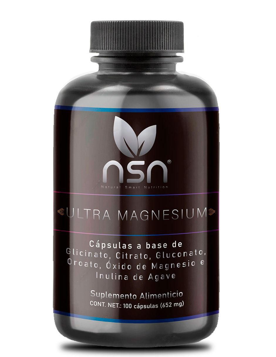 Ultra Magnesio con magnesio de 100 cápsulas