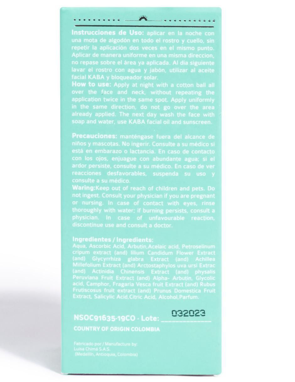 Tónico facial 4