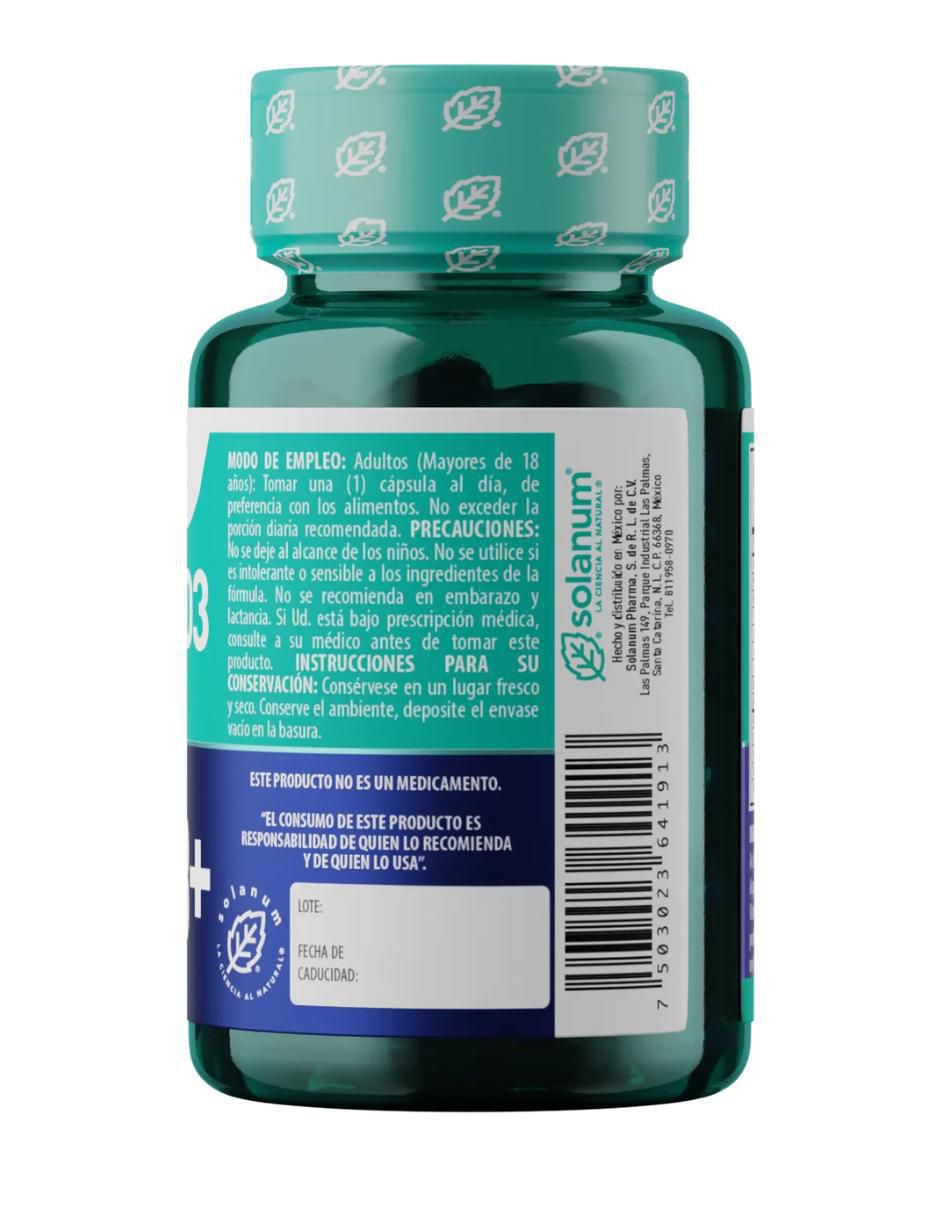 Vitamina D, Aceite De Linaza de 45 cápsulas 2
