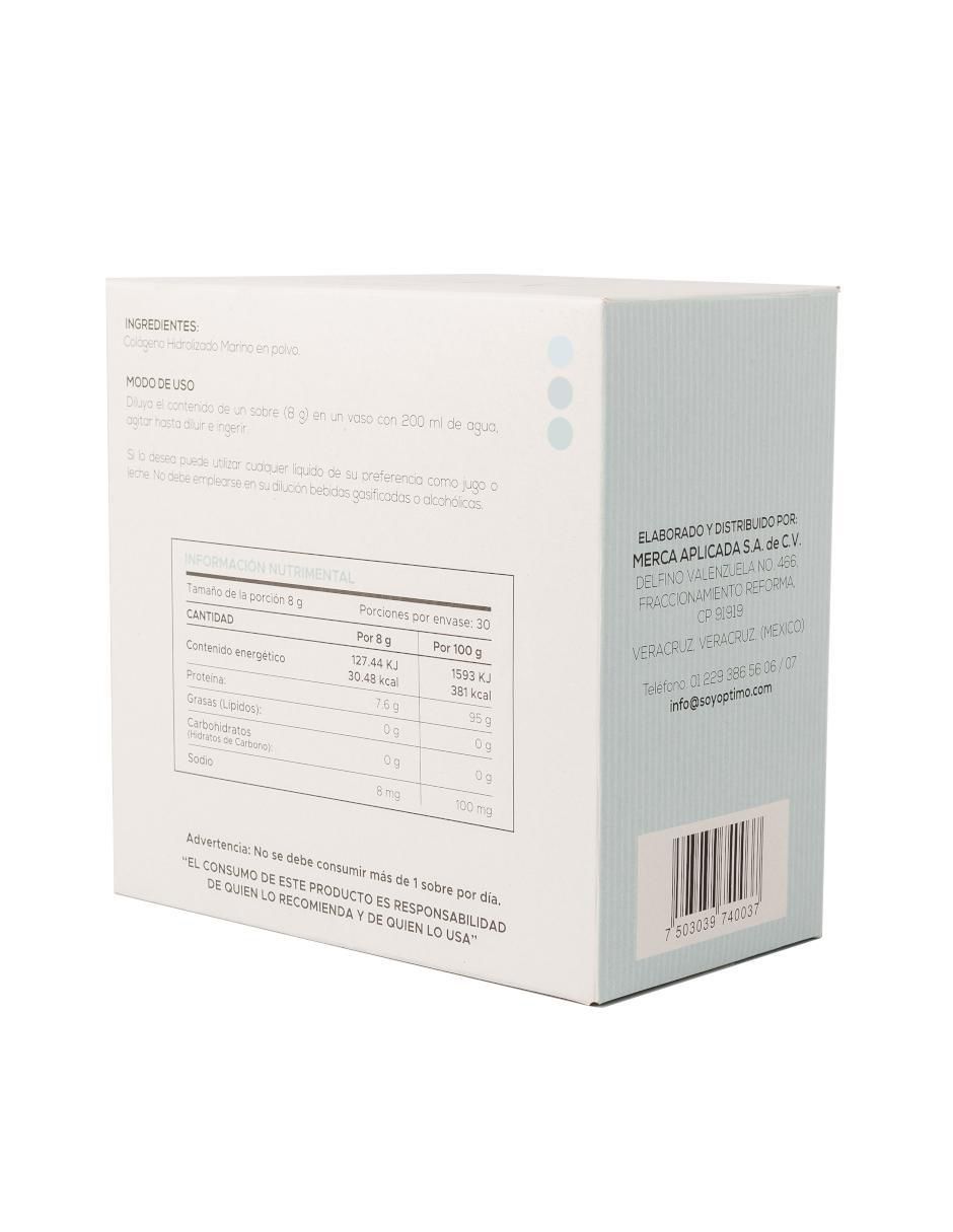 Marino Milu Colágeno Hidrolizado sabor natural de 240 g 2