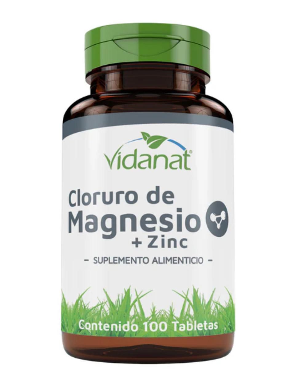 Cloruro de Magnesio + Zinc de 100 tabletas