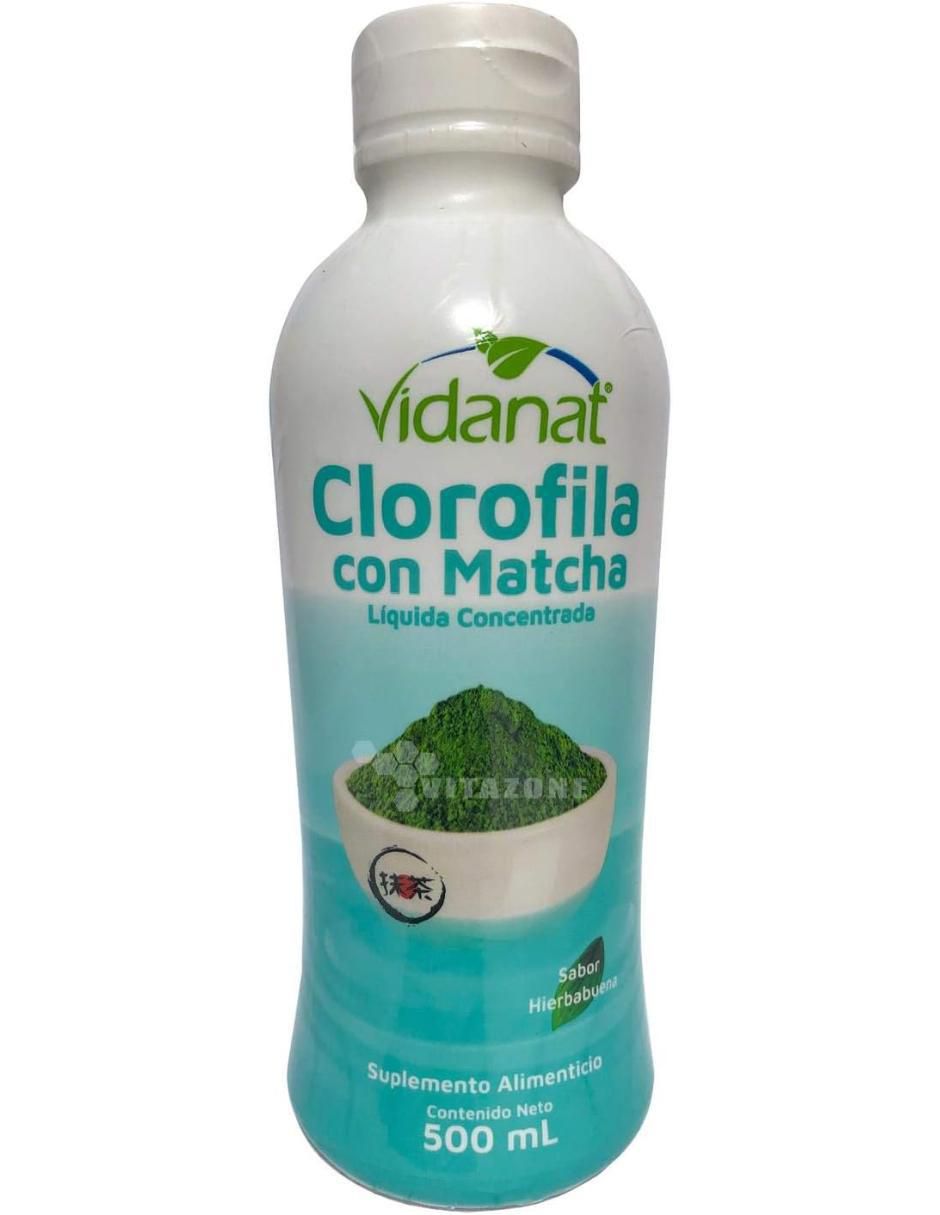 Clorofila Con Matcha sabor herbal de 500 ml