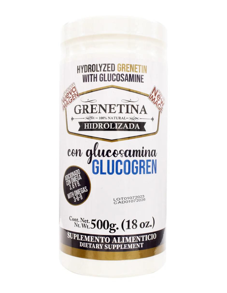 Grenetina con glucosamina de 500 g
