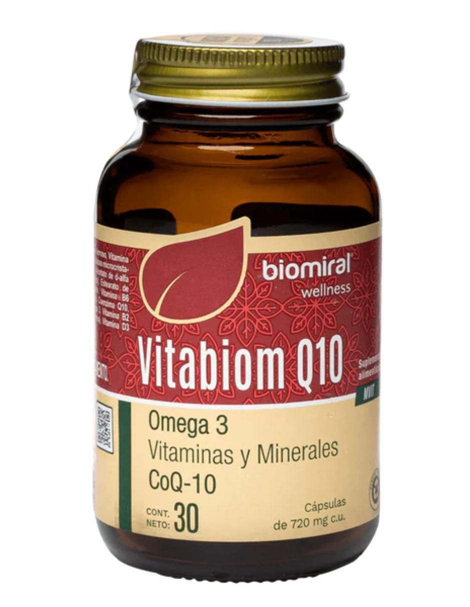 Vitabiom Q10 con omega 3 de 30 cápsulas Vitabiom Q10 con omega 3 de 30 cápsulas