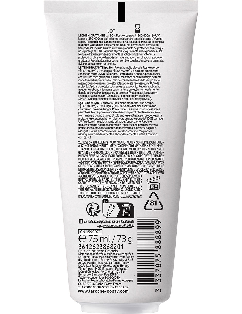 Protector solar FPS 50 Anthelios Dermo-Pediatrics 75 ml 2