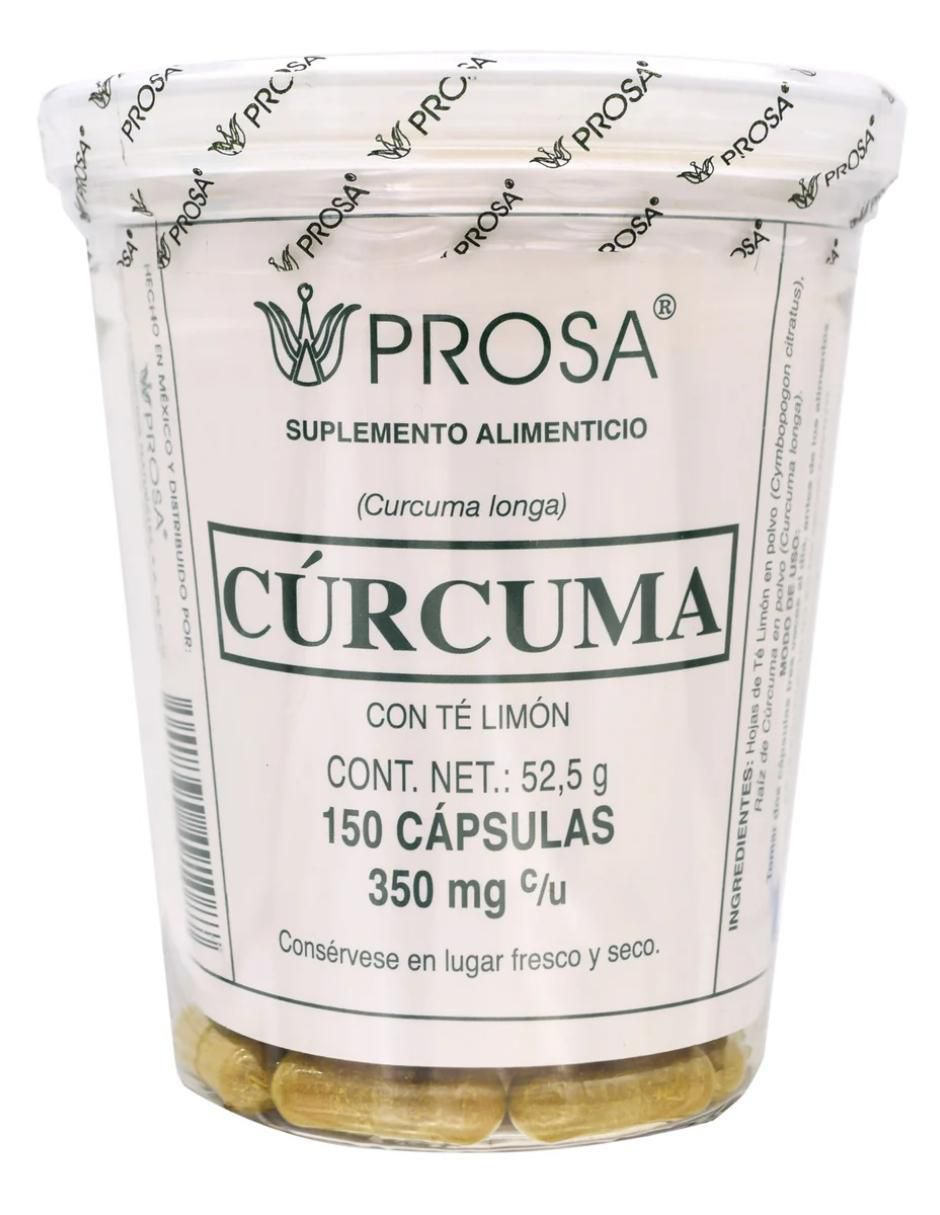 Cúrcuma de 150 cápsulas