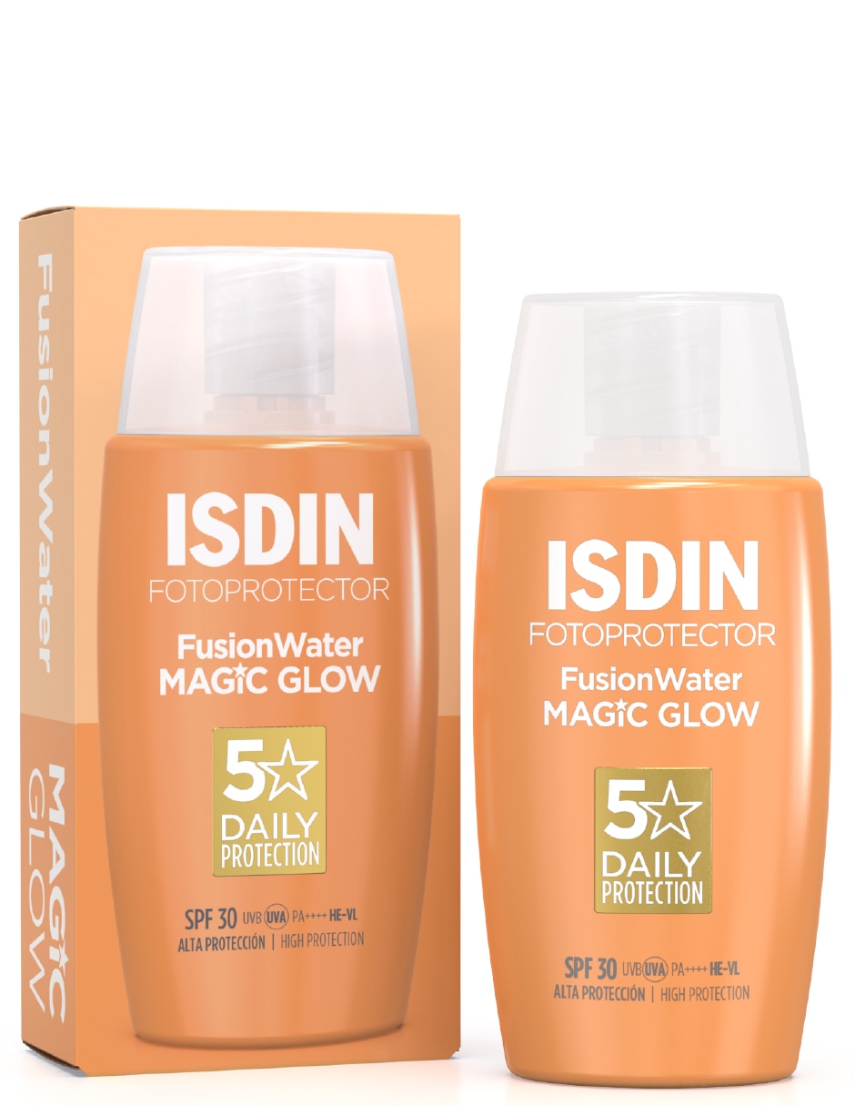 Protector solar FPS 30 Fusion Water Magic Glow Protector solar FPS 30 Fusion Water Magic Glow