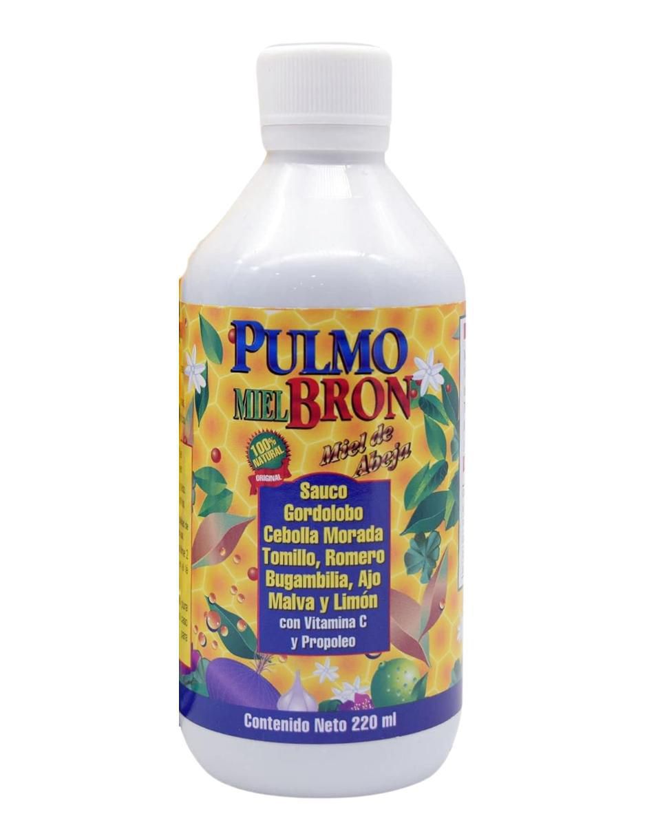 Jarabe Pulmobron sabor natural de 220 ml