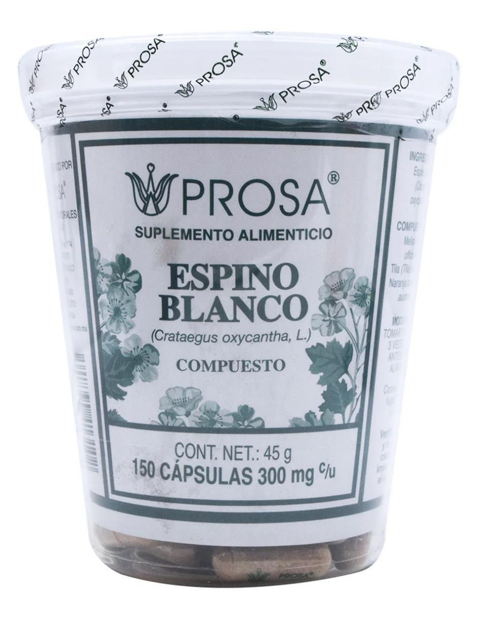 Espino Blanco de 150 cápsulas