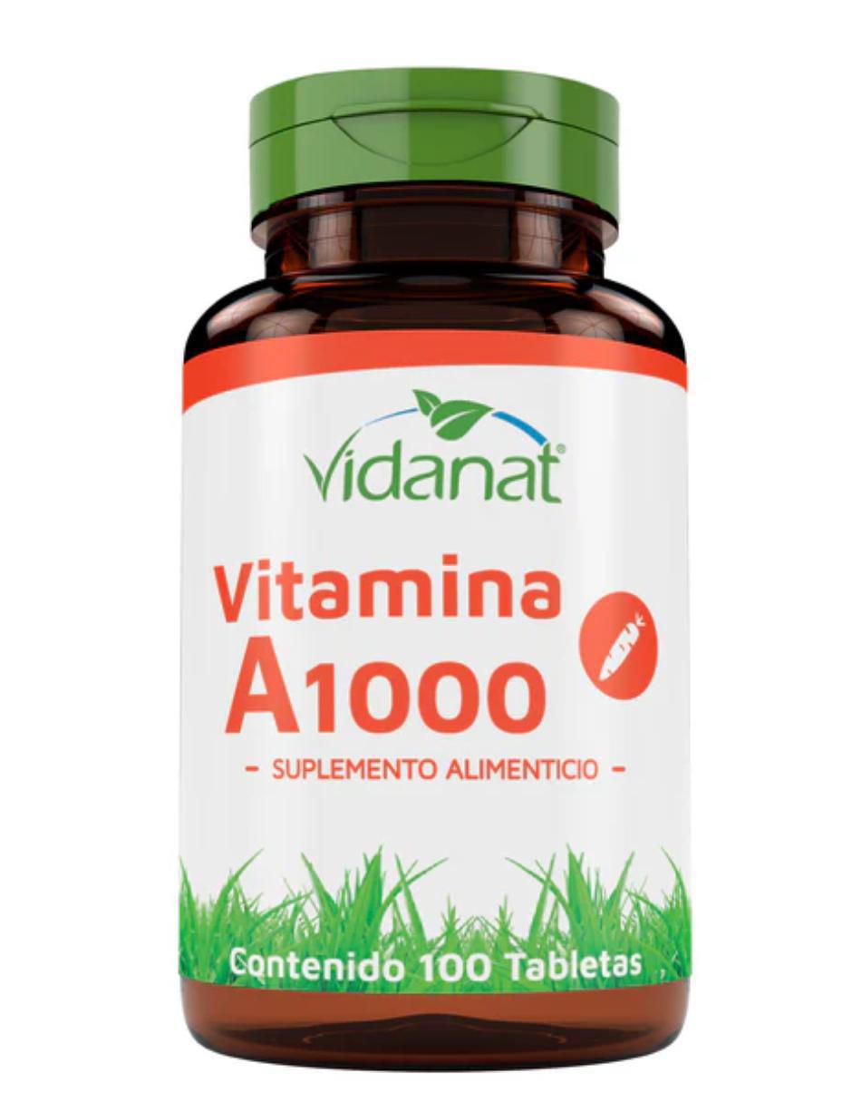 Vitamina A1000 de 100 tabletas