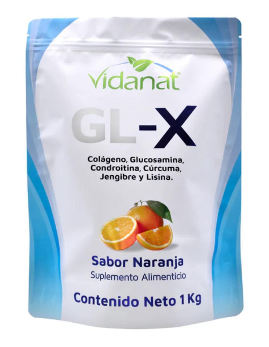 GL-X con colágeno sabor naranja de 1 kg 1