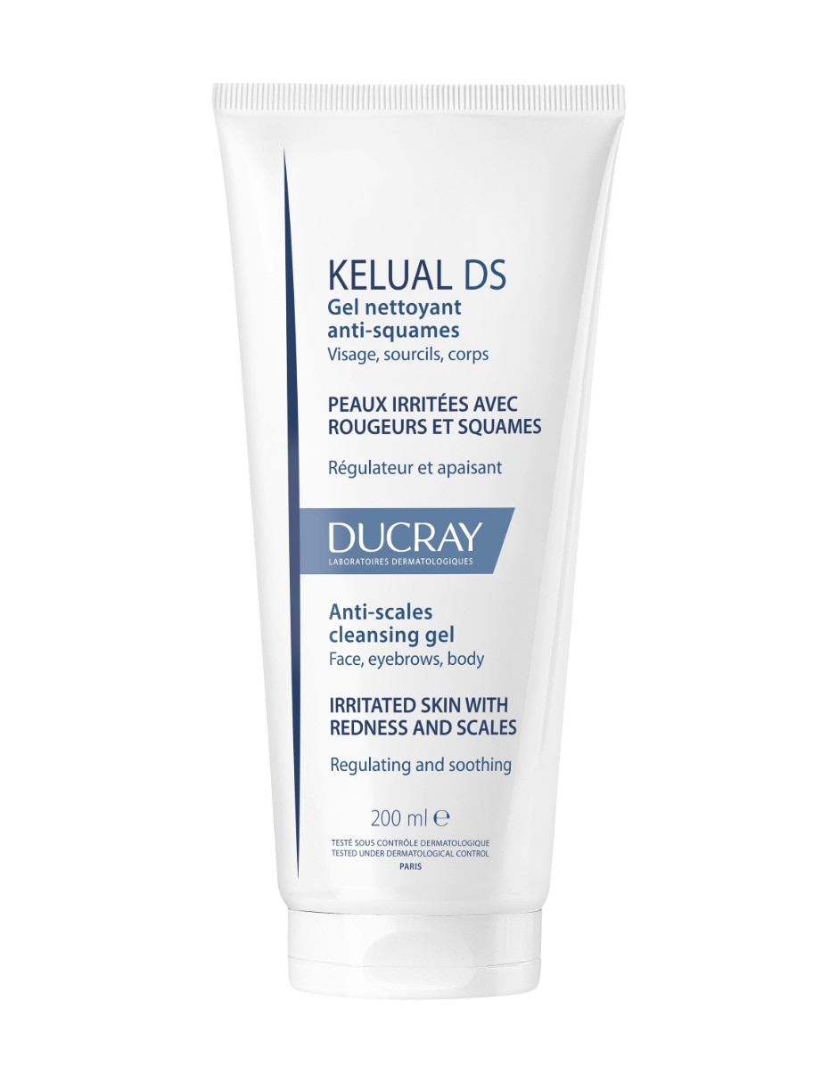 Limpiador rostro y cuerpo gel limpiador Kelual ds espumoso piel con escamas 200 ml para calmar la piel