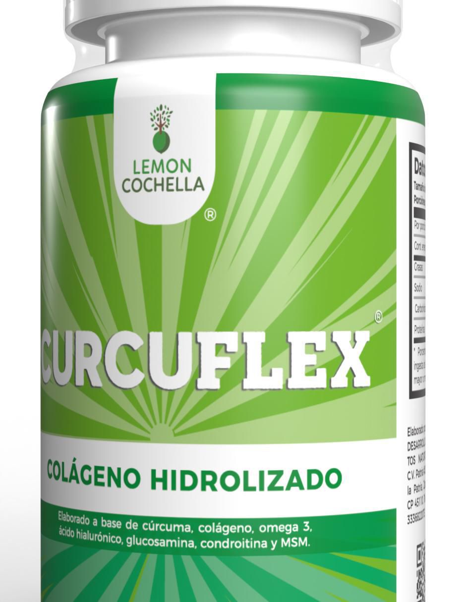 Curcuflex con turmeric cúrcuma, colágeno hidrolizado, omega 3, ácido hialurónico, glucosamina, condroitina, msm (metilsulfonilmetano) de 30 capletas 4