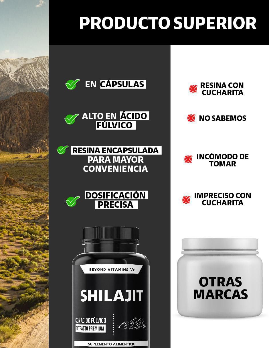 Extracto Premium Shilajit y Raíz de Cúrcuma de 60 cápsulas 5