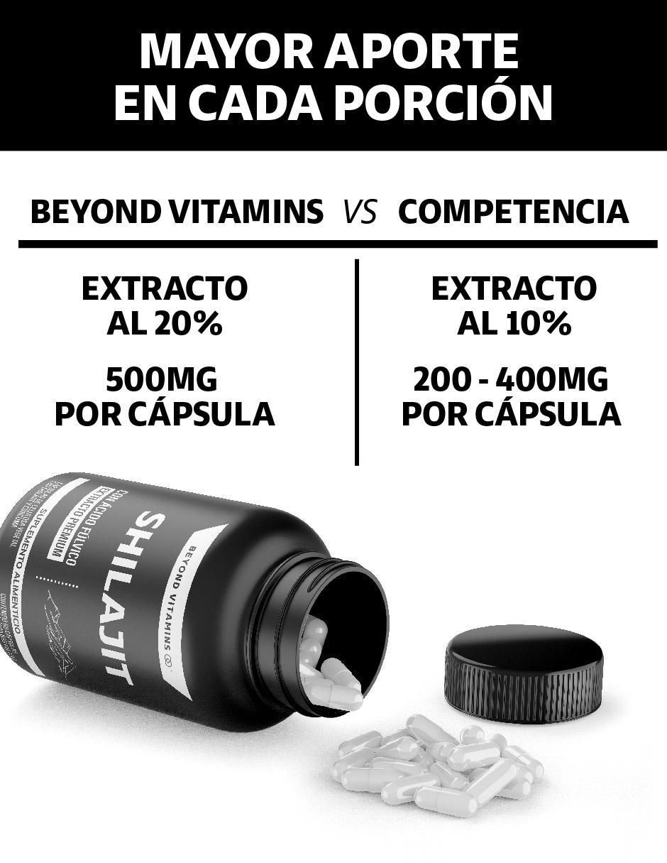Extracto Premium Shilajit y Raíz de Cúrcuma de 60 cápsulas 7