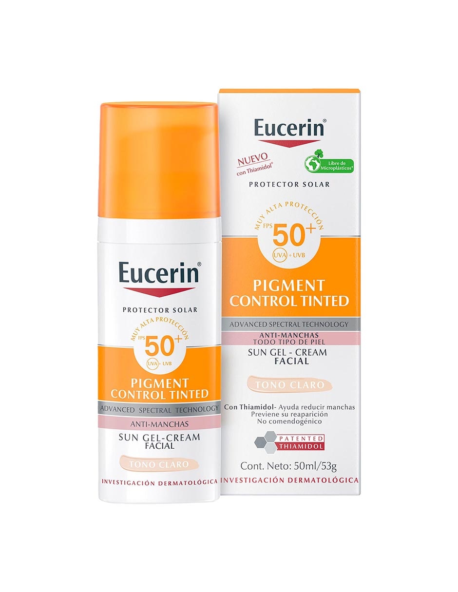 Protector solar FPS 50 Sun Gel-Cream Pigment Control Tinted 2