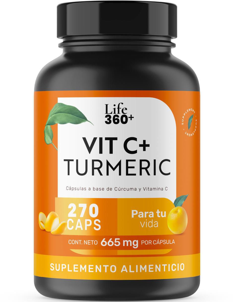 Vitamina c + turmeric (cúrcuma) de 270 cápsulas Vitamina c + turmeric (cúrcuma) de 270 cápsulas