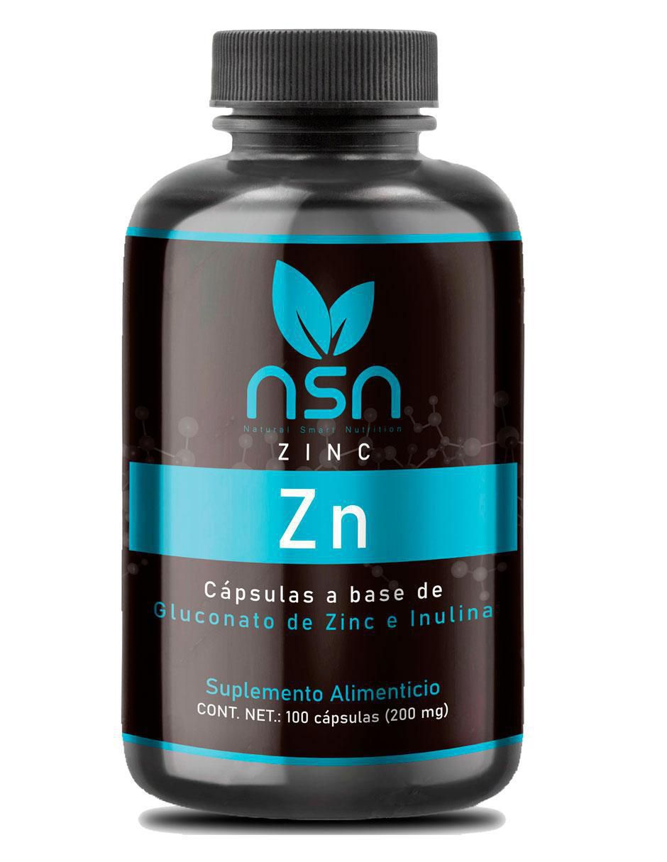 Gluconato de Zinc con zinc de 100 cápsulas