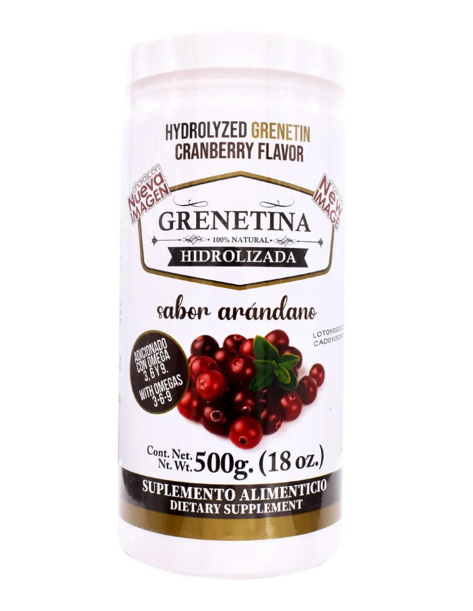 Grenetina Hidrolizada sabor arándano de 500 g Grenetina Hidrolizada sabor arándano de 500 g