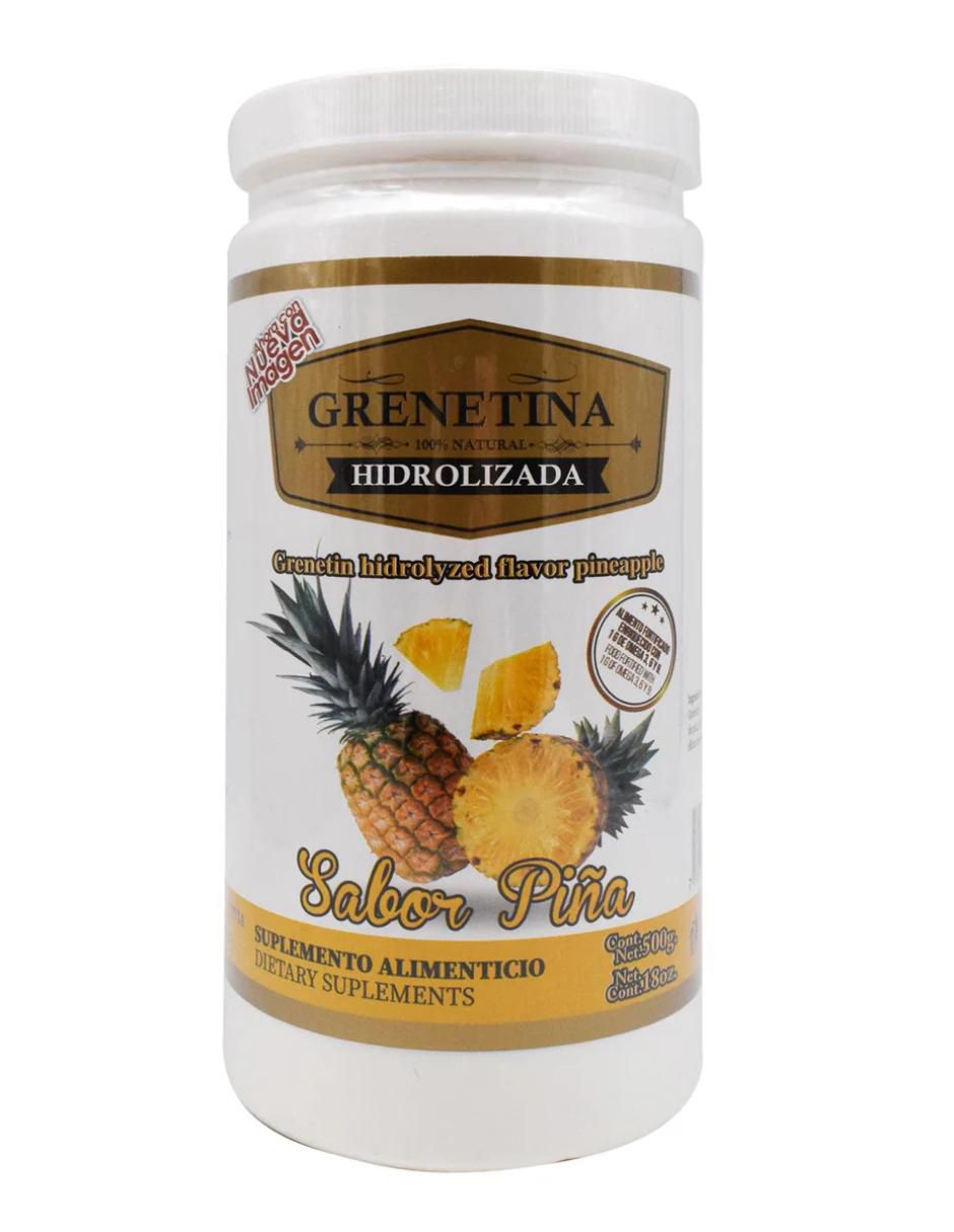Grenetina Hidrolizada sabor piña de 500 g 1
