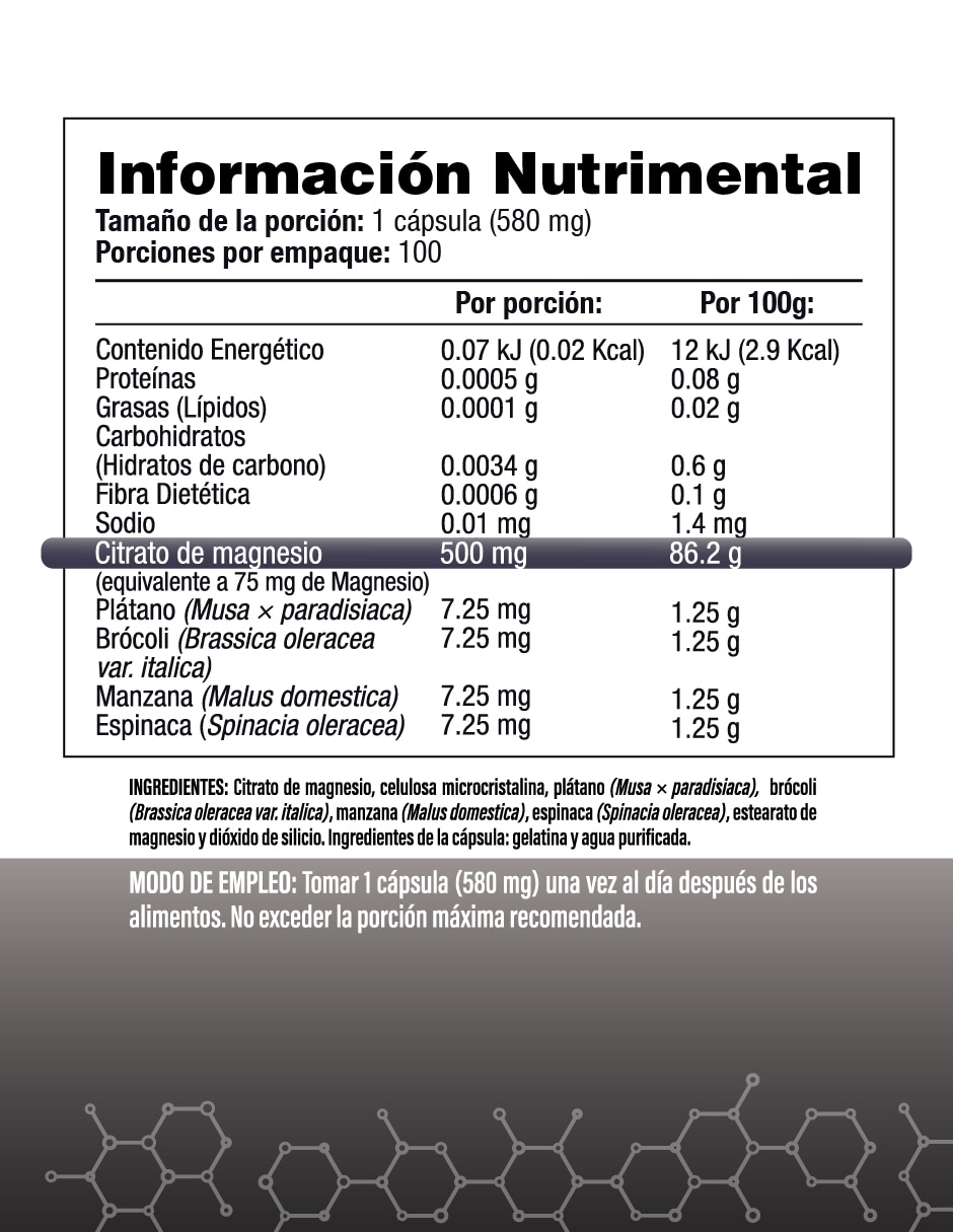 Citrapack - Citrato de Magnesio y Citrato de Potasio - S&V 2