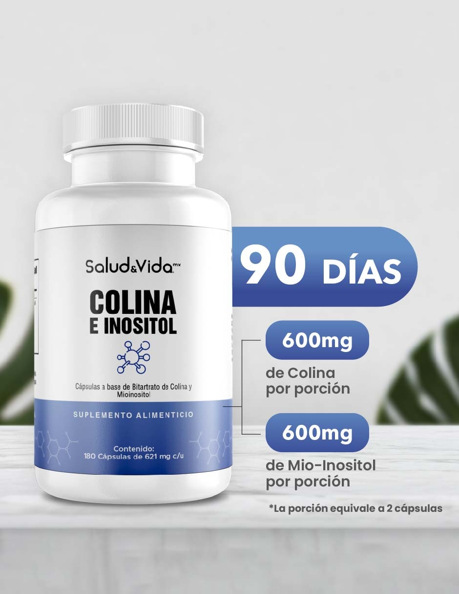 Colina e Inositol de 180 cápsulas 3