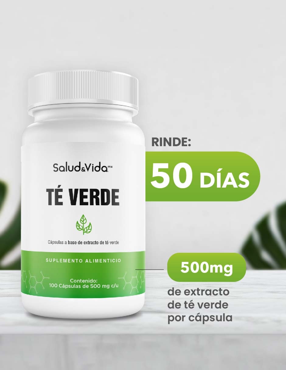 Té Verde de 100 cápsulas 3