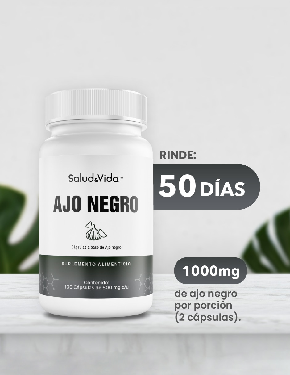 Ajo Negro de 100 cápsulas 3