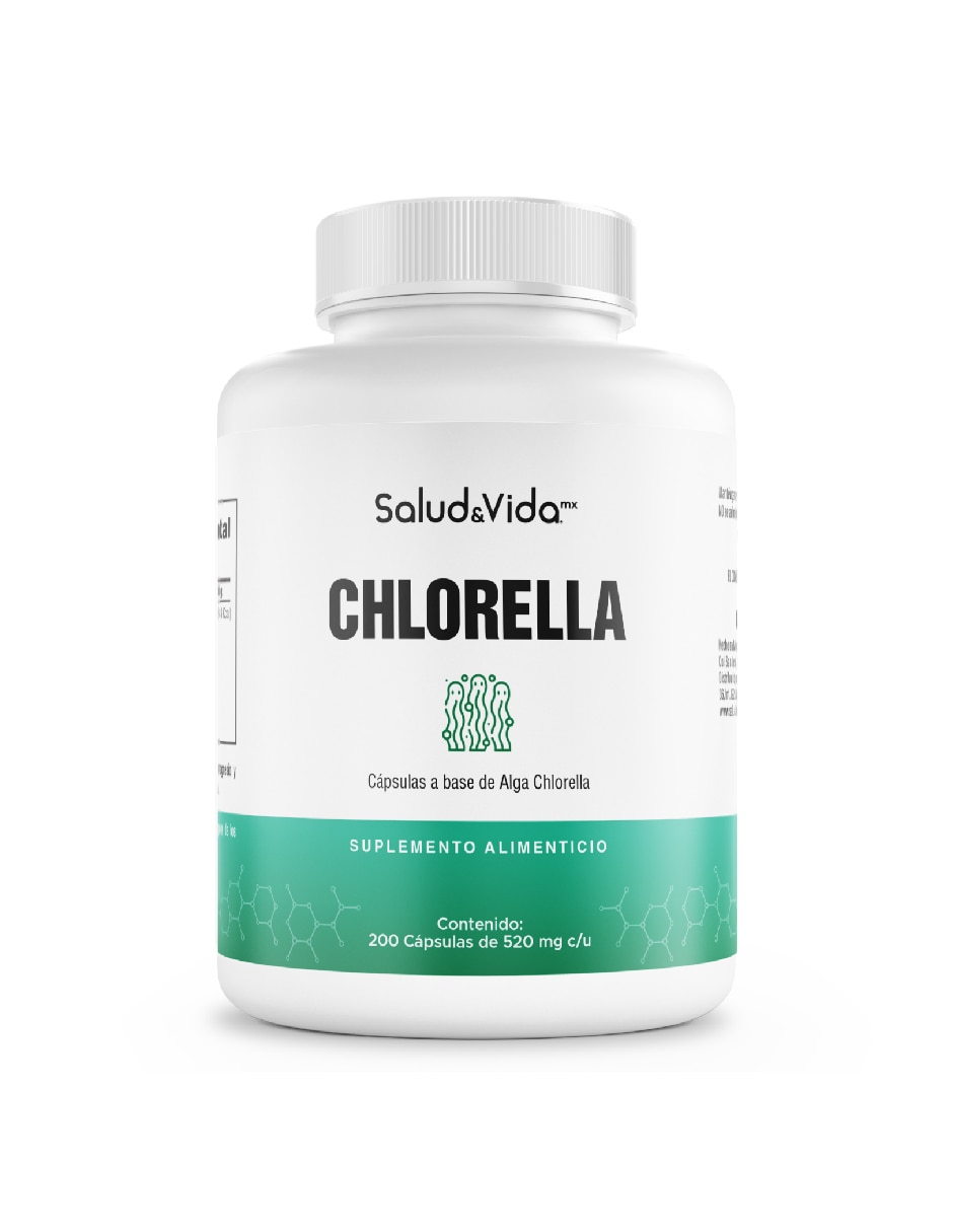 Alga Chlorella de 200 cápsulas
