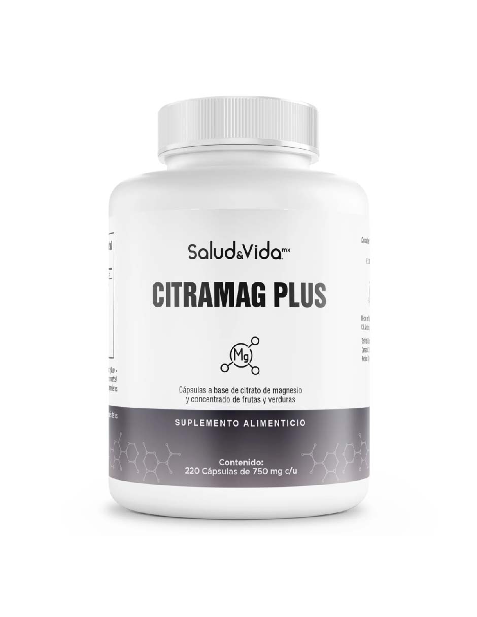 Citramag Plus - Citrato de Magnesio de 220 cápsulas