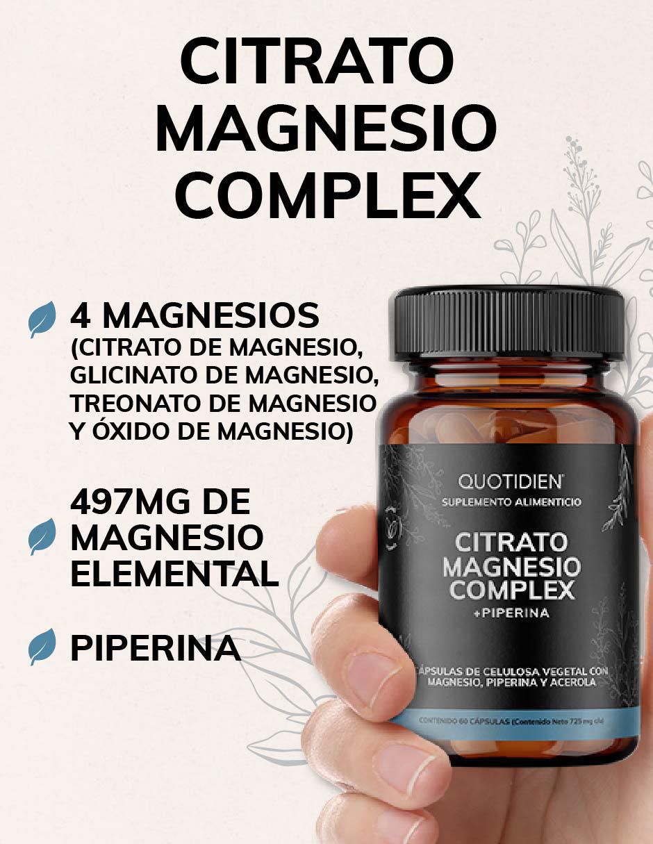 Citrato Magnesio Complex de 60 cápsulas 2