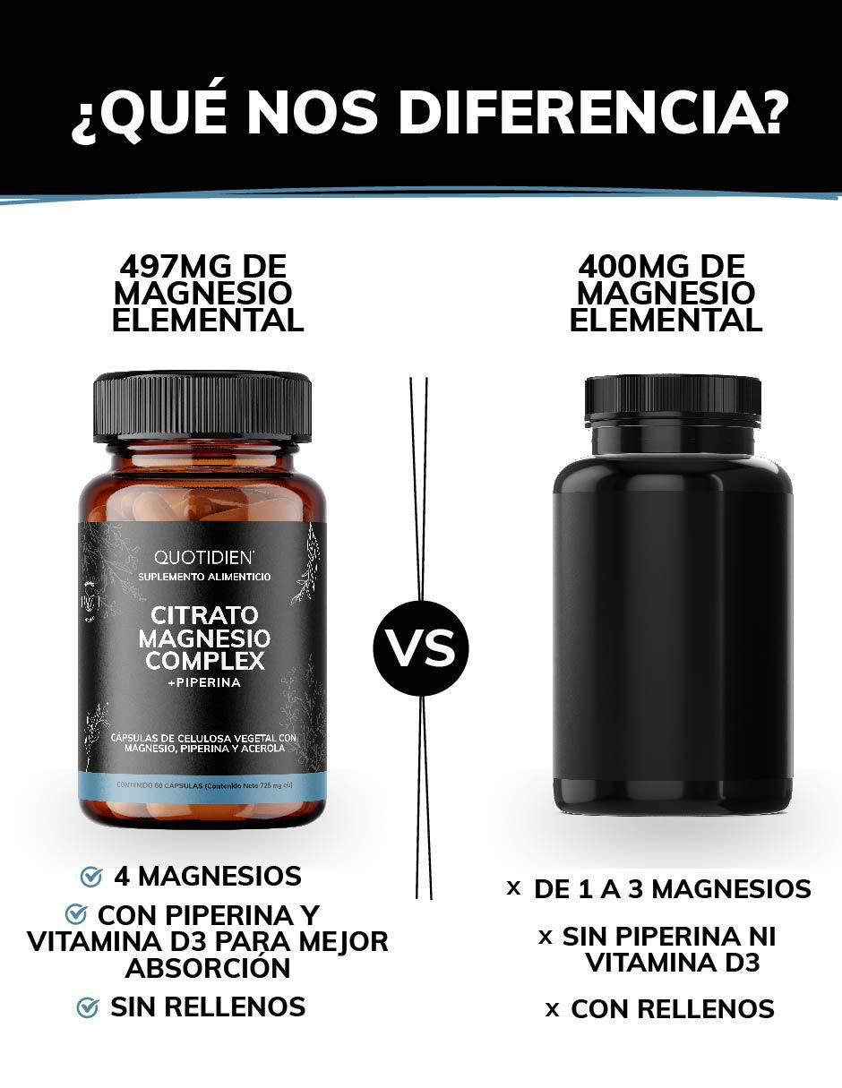 Citrato Magnesio Complex de 60 cápsulas 3