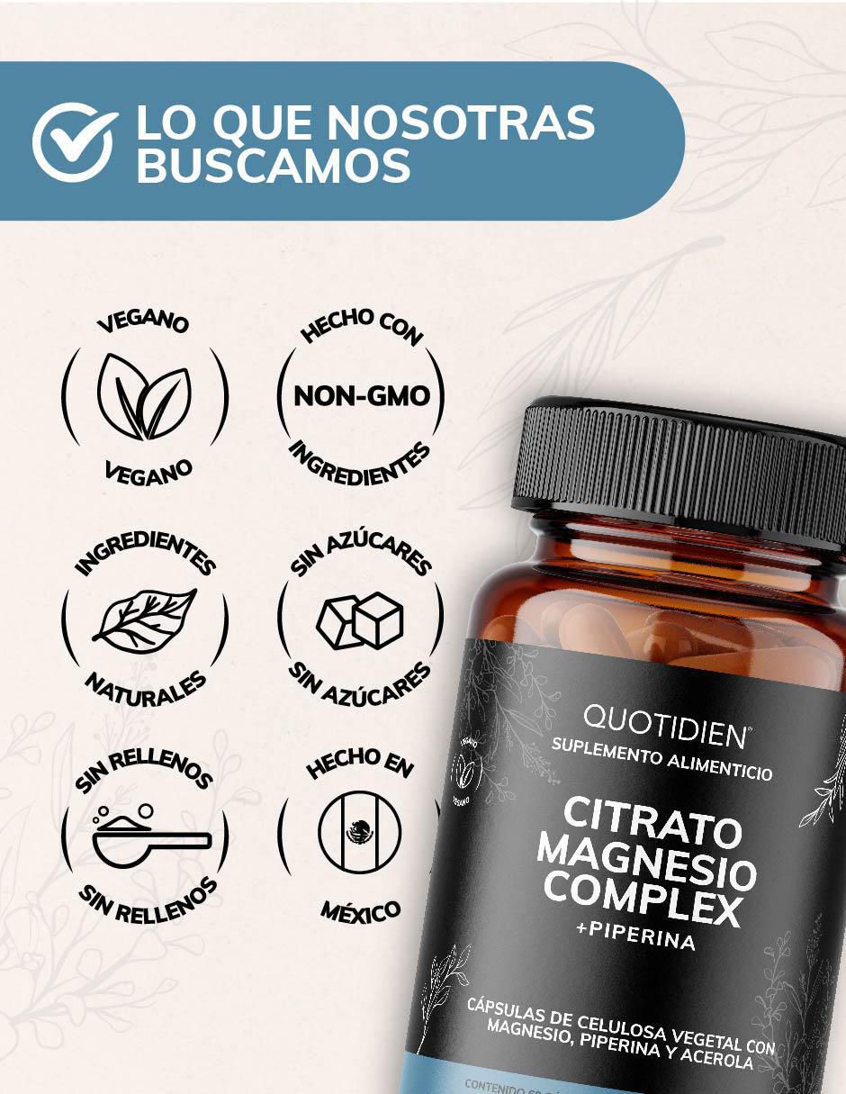 Citrato Magnesio Complex de 60 cápsulas 5